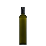 BOTTIGLIA OLIO QUADRO 500 ML VERDE DOP  