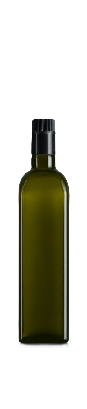 BOTTIGLIA OLIO QUADRO 1000 ML VERDE DOP  